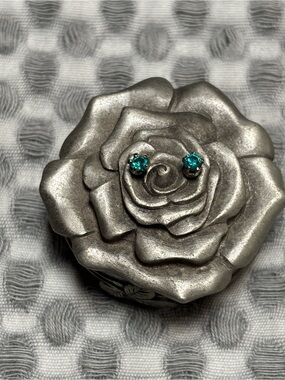 Vintage Ms Dee Pewter Collectable Trinket Box Forever Yours #31 Rare HTF